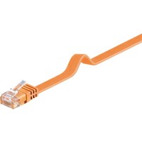 CAT 6 Flach-Patchkabel, U/UTP, Orange<br>Kupfermaterial 1.5M