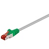 CAT 6 Crossover-Patchkabel, S/FTP (PiMF), Grau, Grün<br>LSZH halogenfrei, Kupfer 3M