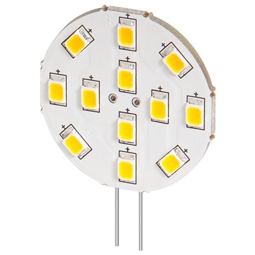 LED Strahler, 2 W<br>Sockel G4, ersetzt 22 W, kalt-weiß, nicht dimmbar