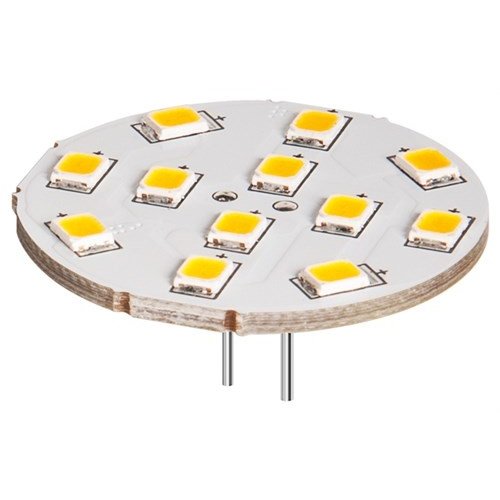 LED Tellerstrahler, 2 W<br>Sockel G4, ersetzt 20 W, warm-weiß, nicht dimmbar