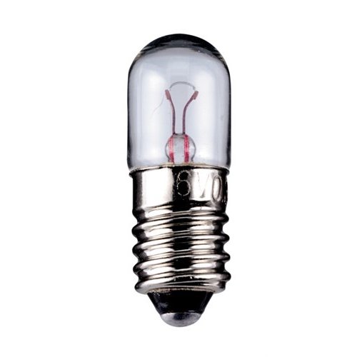 Röhrenlampe, 2 W<br>Sockel E10, 6,3 V (DC), 320 mA