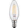 Filament-LED-Kerze, 4 W<br>Sockel E14, ersetzt 37 W, warm-weiß, nicht dimmbar