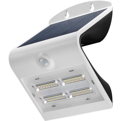 LED Solar-Wandleuchte mit Bewegungsmelder, 3,2 W<br>Lichtlösung für Hauseingänge, Carports & Treppen