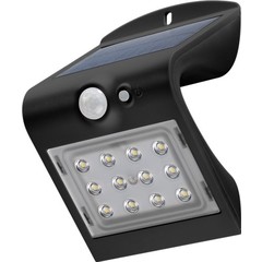LED Solar-Wandleuchte mit Bewegungsmelder, 1,5 W<br>Lichtlösung für Hauseingänge, Carports & Treppen