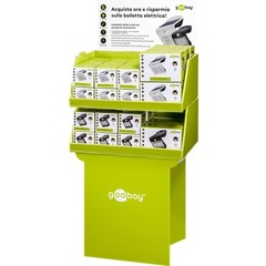 POS Aufsteller LED Solar-Wandleuchten IT/FR<br>