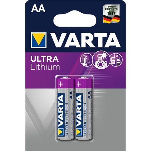 Varta FR6/AA (Mignon) (6106)<br>Lithium Batterie, 1,5 V