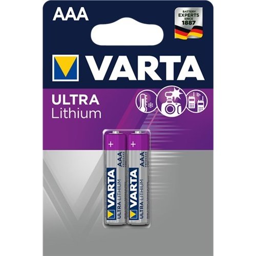 Varta FR03/AAA (Micro) (6103)<br>Lithium Batterie, 1,5 V