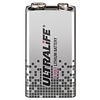 Ultralife 6F22 /9V Block(U9VL-J-P)<br>Lithium Batterie, 9 V