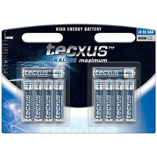 Tecxus LR03/AAA (Micro)<br>Alkali-Mangan Batterie (Alkaline), 1,5 V