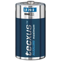 Tecxus LR20/D (Mono)<br>Alkali-Mangan Batterie (Alkaline), 1,5 V