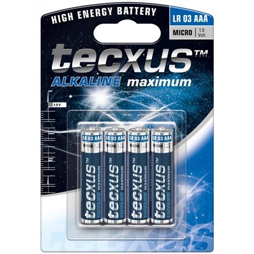 Tecxus LR03/AAA (Micro)<br>Alkali-Mangan Batterie (Alkaline), 1,5 V