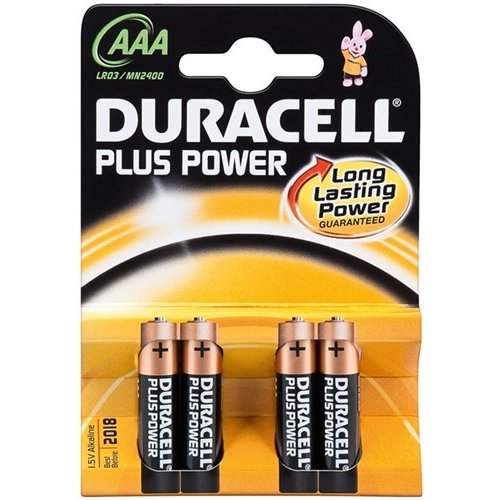 Duracell LR03/AAA (Micro) (MN2400)<br>Alkali-Mangan Batterie (Alkaline), 1,5 V