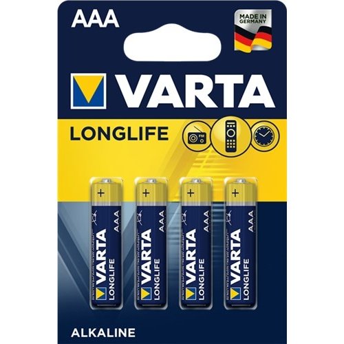 Varta LR03/AAA (Micro) (4103)<br>Alkali-Mangan Batterie (Alkaline), 1,5 V