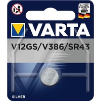 Varta SR43 (V12GS)<br>Silberoxid-Zink-Knopfzelle, 1,55 V Uhrenbatterie