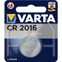 Varta CR2016 (6016)<br>Lithium-Knopfzelle, 3 V