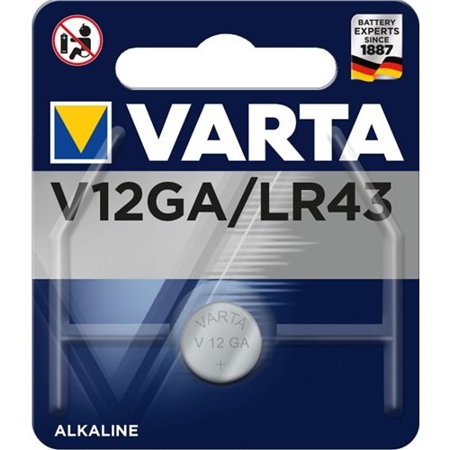 Varta LR43 (4278)<br>Alkali-Mangan-Knopfzelle, 1,5 V