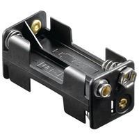 4x AAA (Micro) Batteriehalter<br>Druckknopf