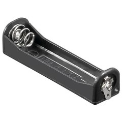1x AAA (Micro) Batteriehalter<br>Lötfahne (U)