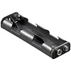 4x AA (Mignon) Batteriehalter<br>Druckknopf