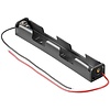 2x AA (Mignon) Batteriehalter<br>lose Kabelenden