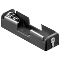 1x AA (Mignon) Batteriehalter<br>Lötfahne (U)