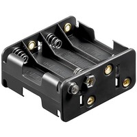 8x AA (Mignon) Batteriehalter<br>Druckknopf