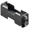 2x AA (Mignon) Batteriehalter<br>Druckknopf