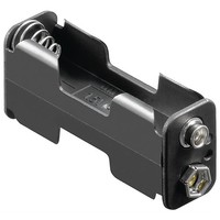 2x AA (Mignon) Batteriehalter<br>Druckknopf