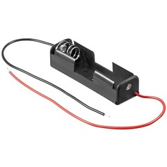 1x AA (Mignon) Batteriehalter<br>lose Kabelenden