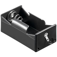 1x D (Mono) Batteriehalter<br>Lötfahne (U)