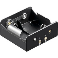 2x D (Mono) Batteriehalter<br>Lötfahne (U)
