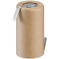 Sub-C, 2000 mAh, Lötfahne (Z)<br>Nickel-Metallhydrid Akku (NiMH), 1,2 V, Pappe, Lötfahne (Z)