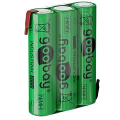3x AAA (Micro) - 800 mAh<br>Lötfahne (Z), Nickel-Metallhydrid Akku (NiMH), 3,6 V