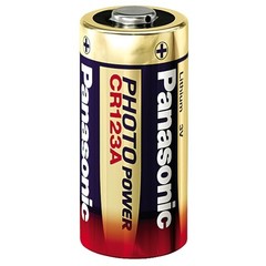 Panasonic CR123A<br>Lithium Batterie, 3 V