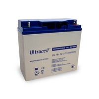 Ultracell Bleiakku 12 V, 18 Ah ()<br>Gewinde (M5) Bleiakku, VdS