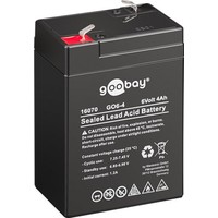 GO6-4 (4000 mAh, 6 V)<br>Faston (4,8 mm) Bleiakku