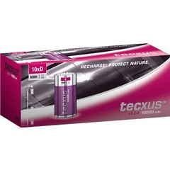 Tecxus D (Mono)/HR20 - 10000 mAh<br>Nickel-Metallhydrid Akku (NiMH), 1,2 V