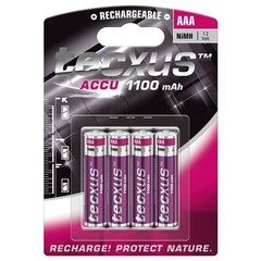 Tecxus AAA (Micro)/HR03 - 1100 mAh<br>Nickel-Metallhydrid Akku (NiMH), 1,2 V