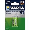 Varta AAA (Micro)/HR03 (58398) - 800 mAh<br>Nickel-Metallhydrid Akku (NiMH), 1,2 V