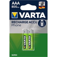 Varta AAA (Micro)/HR03 (58398) - 800 mAh<br>Nickel-Metallhydrid Akku (NiMH), 1,2 V