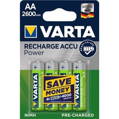 Varta AA (Mignon)/HR6 (5716) - 2600 mAh<br>LSD-NiMH Akku (Ready-to-Use), 1,2 V