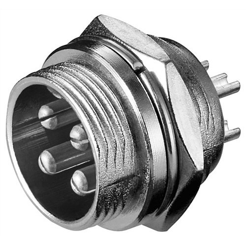 Mikrofon-Einbaustecker, 4 Pin<br>4 polig