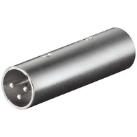 XLR Adapter/Kupplung, Stecker zu Stecker<br>XLR-Stecker (3-Pin) > XLR-Stecker (3-Pin)