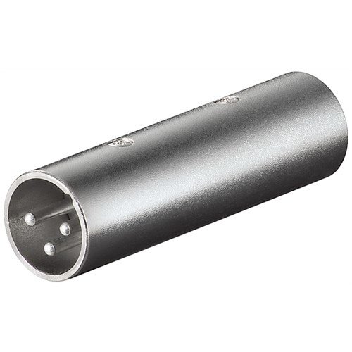 XLR Adapter/Kupplung, Stecker zu Stecker<br>XLR-Stecker (3-Pin) > XLR-Stecker (3-Pin)