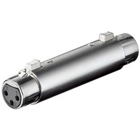 XLR Adapter/Kupplung, Buchse zu Buchse<br>XLR-Buchse (3-Pin) > XLR-Buchse (3-Pin)