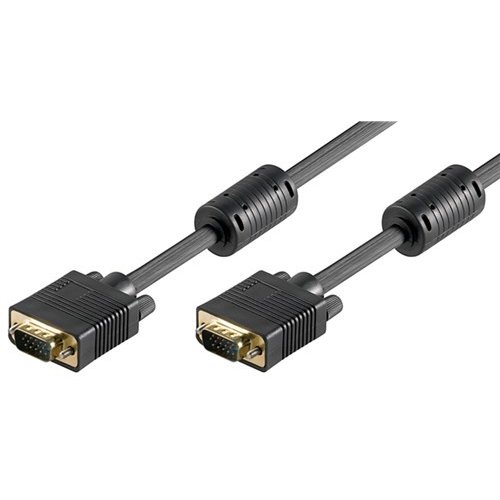 Full HD SVGA Monitorkabel, vergoldet<br>VGA-Stecker (15-polig) > VGA-Stecker (15-polig) 15M