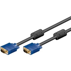 Full HD SVGA Monitorkabel, vergoldet<br>VGA-Stecker (15-polig) > VGA-Stecker (15-polig) 10M