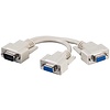 VGA Adapterkabel<br>VGA-Stecker (15-polig) > 2x VGA-Buchse (15-polig)
