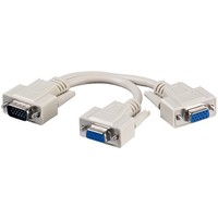 VGA Adapterkabel<br>VGA-Stecker (15-polig) > 2x VGA-Buchse (15-polig)