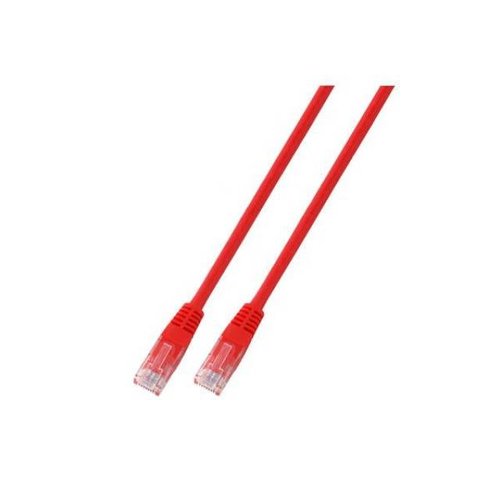 RJ45 Patchkabel U/UTP, Cat.6 0.25m rot, umspritzt